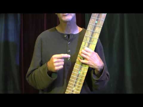 Chapman Stick Lesson, 3 easy song arrangements and techniques