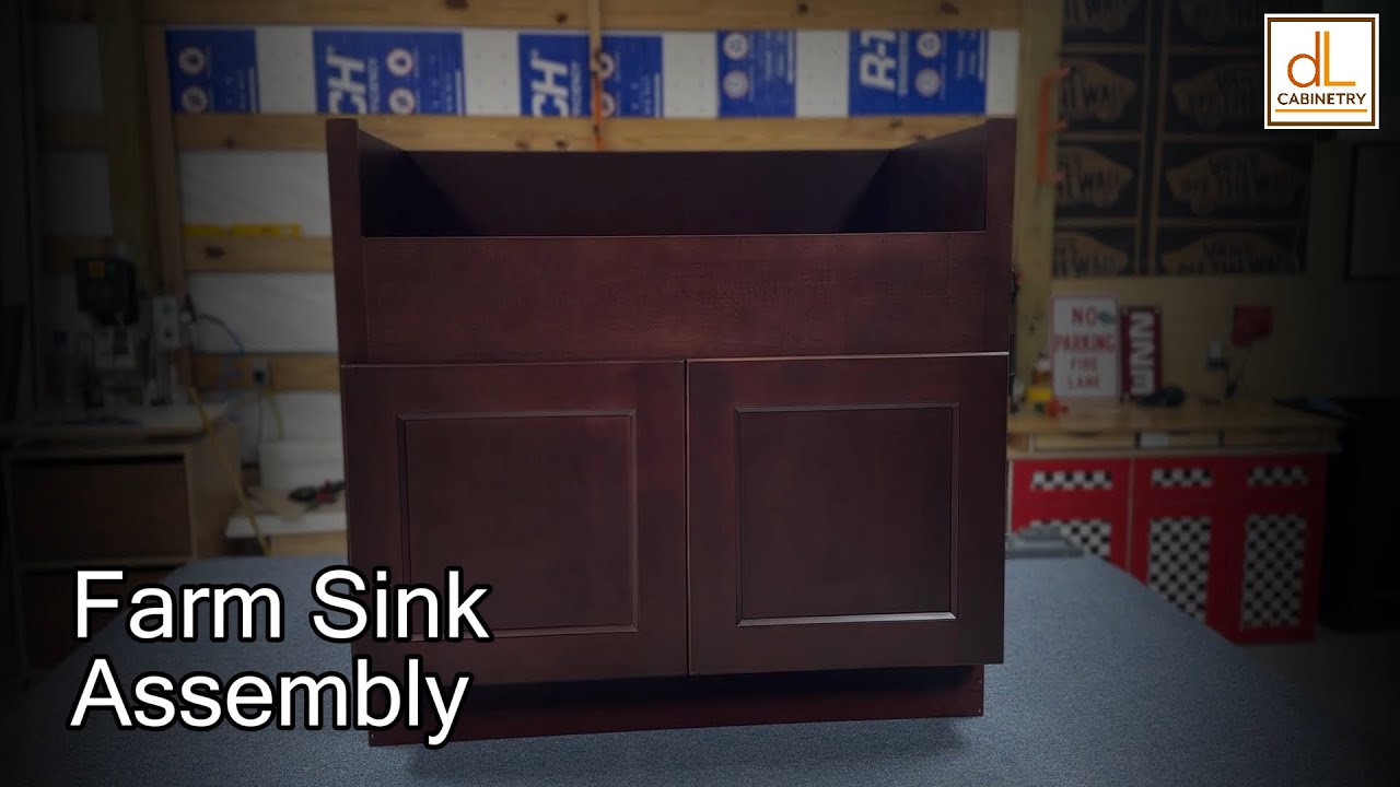 How to Assemble a Farmhouse Sink Base Cabinet