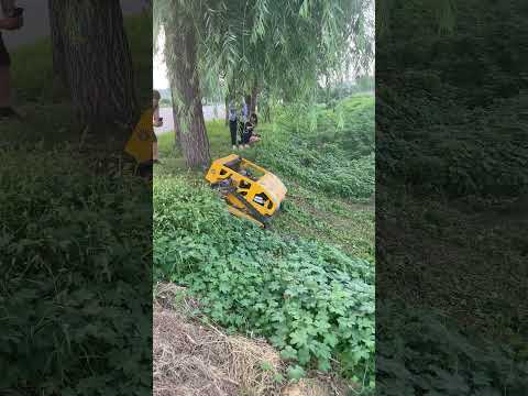 Cheap price grass cutting machine 500 remote control#lawn #mower #farming #lawnmower