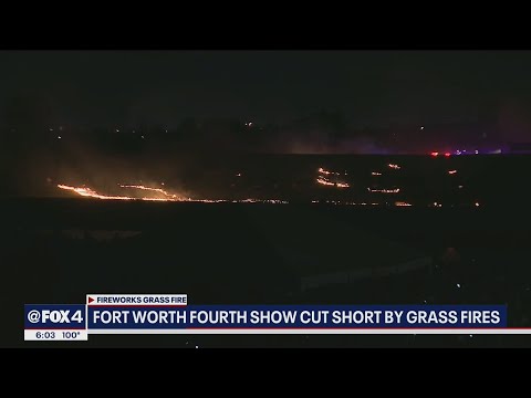 Firefighters responded to hundreds of grass fires on July Fourth holiday
