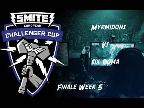 Smite Fr - Challenger Cup EU : Week 5 : Finale : Myrmidons Vs Six Sigma game 1