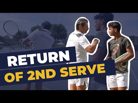 Full Return of Serve Lesson with top junior tennis player Constantinos Koshis