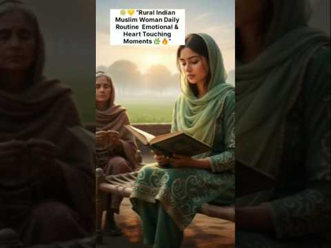 🌾💛 Rural Indian Woman Daily Routine Emotional & Heart Touching Moments 🌿#islamicshorts #motivation
