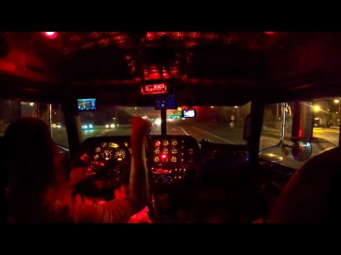 ASMR - 3. Night Time ASMR Drive. Strait Pipes And A Little CB Chatter
