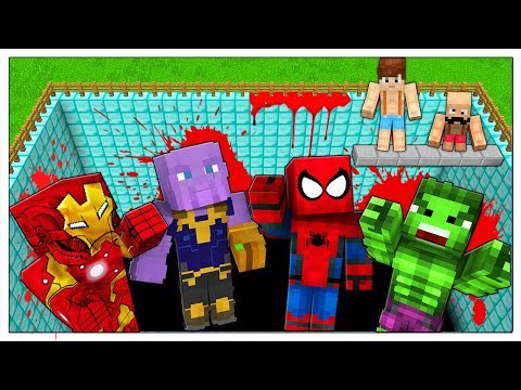 NON CADERE NELLA PISCINA DEI SUPEREROI! - Minecraft ITA