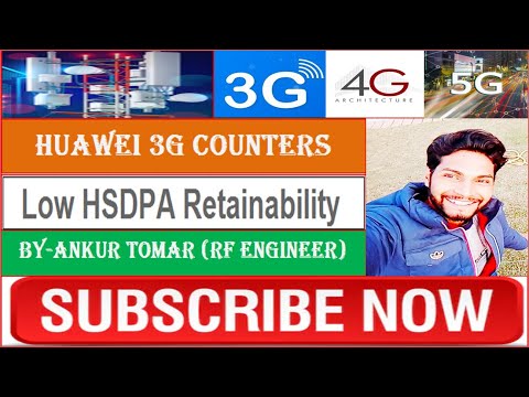 Low HSDPA Retainability || 3G Retainability ||  Huawei Counters Video