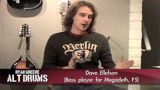Dave Ellefson talks about Ryan Greene - Alt Drums
