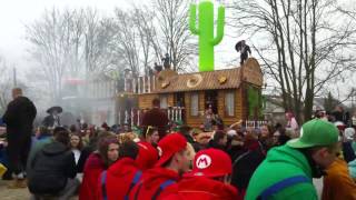 Alle sitzen sich hin Johnny Däpp Fasching 2017