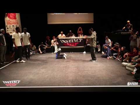 Instinct Battle 1:4 Finale 2 Hiphop   Harry Bolt:Odilon Vs Cault45:Beez B