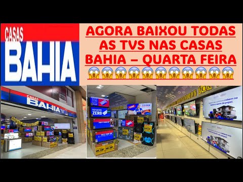 All TVs have dropped in price at Casas Bahia! Take advantage of the prices!