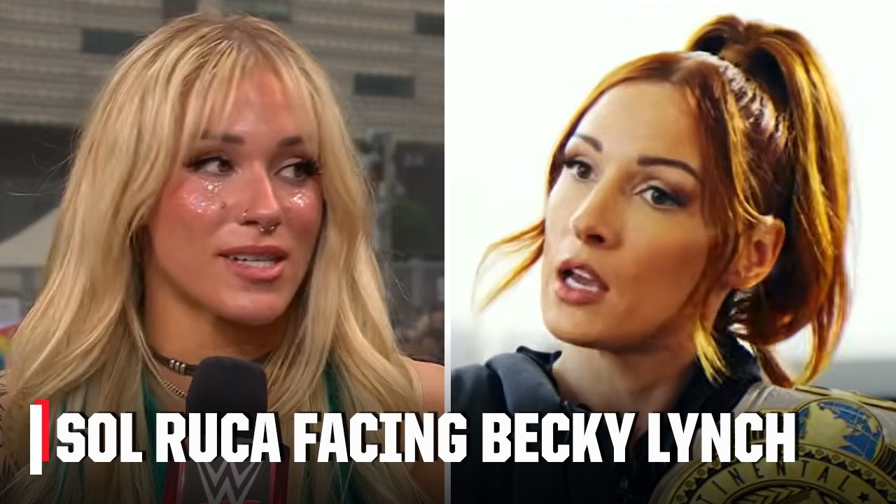 Sol Ruca and Becky Lynch preview championship match at WWE Clash in Italy 🍿