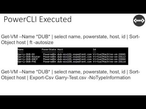 VMworld 2016 PowerCLI Automating Every Day Tasks Garry Simmons
