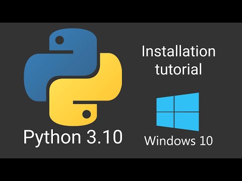 How to install Python 3.10.3 on Windows 10. Python installation Windows tutorial