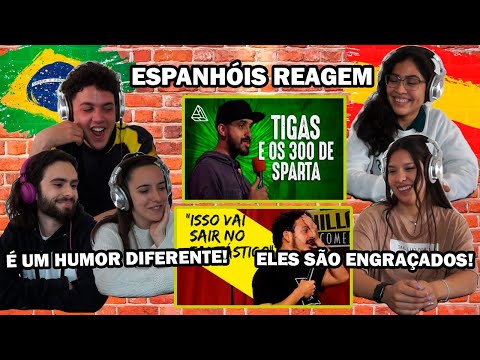 SPANISH REACT TO BRAZILIAN STAND UP (Thiago Ventura, Rodrigo Marques)