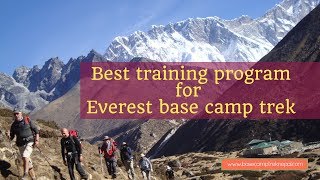 The best training program for the Everest base camp trek