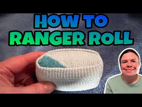 How to Ranger Roll Your Socks! Quick Packing Hack by US Soldier