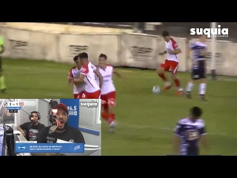 REACCIÓN: Gol de #Instituto M. Pino Relata Bruno Espinosa vs. All Boys (2-2)