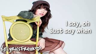 Carly Rae Jepsen-Picture (With Lyrics)