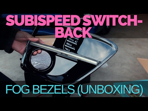 SUBISPEED SWITCHBACK LED FOG BEZELS | 2015-2017 SUBARU WRX