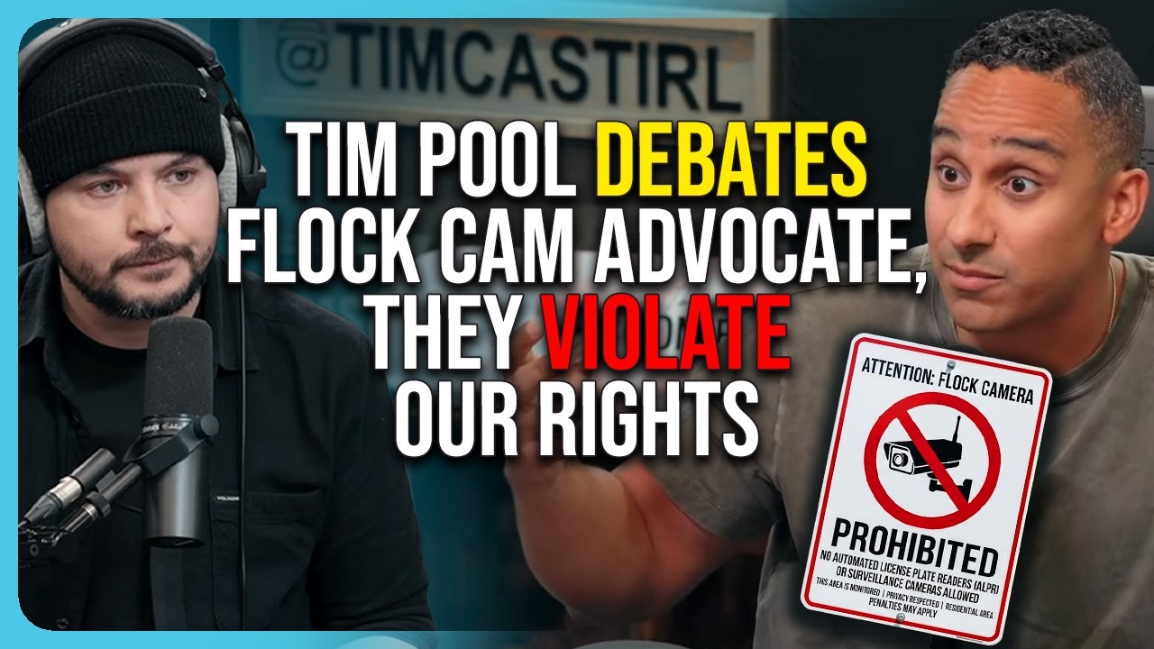 Tim Pool DEBATES Flock Cam Advocate, They VIOLATE Our Rights