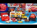Disney Pixar Cars Unboxing Review Disney Pixar Cars Transform Truck Race Track Lightning McQueen