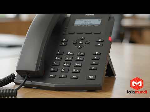 Video do produto Telefone IP Fanvil X301 2 Linhas SIP Áudio HD 10/100