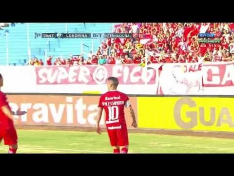 GOL DE D'ALESSANDRO! Londrina 0 x 1 Internacional   Brasileirão Série B