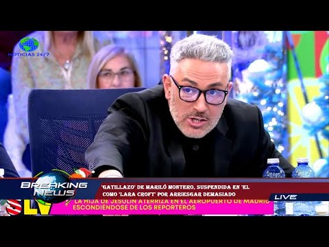 'Gatillazo' de Mariló Montero, suspendida en 'El  como 'Lara Croft' por arriesgar demasiado