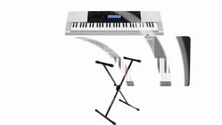 Video thumbnail for Casio LK-240 Keyboard 61 Piano-Style Lighted Keys by mocasea