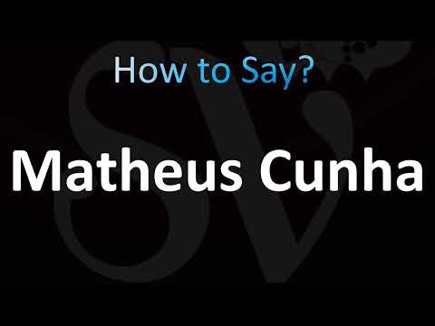 How to Pronounce ''Matheus Cunha'' Correctly! (Brazilian, Portuguese)