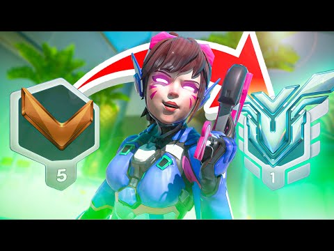 Educational Unranked To GM - Overwatch 2 - Rank 1 Peak - Dva