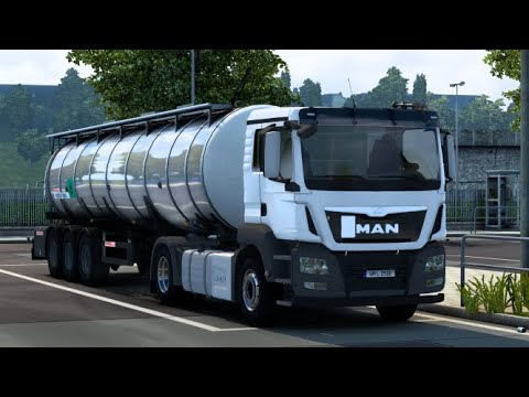 Ets2 1.40  MAN TGS 18.480  Basel (CH) - Düsseldorf (D)  Promods 2.52