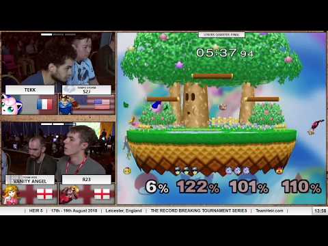 HEIR5 - S2J / Tekk Vs. Vanity Angel / R23 - Losers Quarters - Melee Doubles