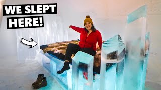We Slept In -5 °C In A Hotel Made Of ICE!