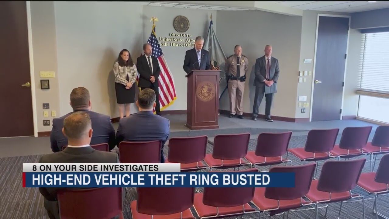 High-end auto theft ring busted, eight arrested