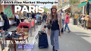 THE BEST FLEA MARKETS IN PARIS! 7 Days Shopping Markets All Over Paris