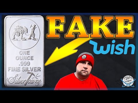 I bought a FAKE Silver Bar from Wish.com!