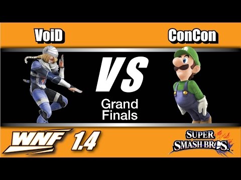 WNF 1.4 - 2GG | Void (Sheik) Vs. SCB | ConCon (Luigi) Grand Finals - Smash Wii U
