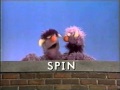 Classic Sesame Street 2 Headed Monster SPIN