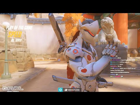 Overwatch Fastest Genji God Necros Tryhard Genji Gameplay -POTG-