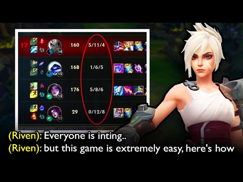 Rank 1 Riven shows you how this game is EASILY Winnable