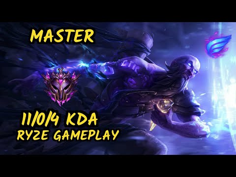 MSF.P LlDER (RYZE) vs DIANA - 11/0/4 KDA MID GAMEPLAY - EUW Ranked MASTER