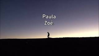 Zoé - Paula (MTV Unplugged) Letra