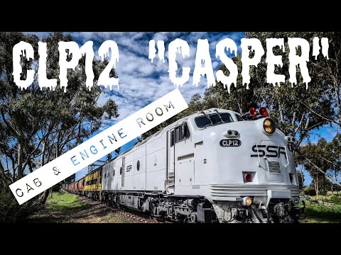 3000HP EMD CLP12 CAB & ENGINE ROOM!