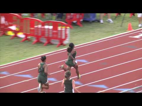 District Girls 100 Meter Dash '13 H2