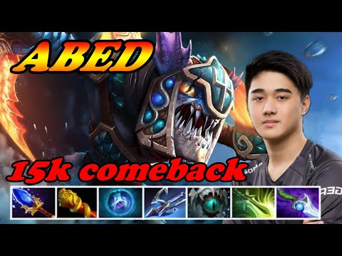 Abed Slark mid super slippery 15k comeback | 7.33c Immortal Best Ranked Gameplay