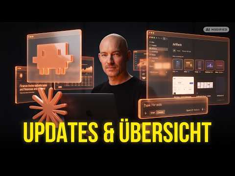 CLAUDE kann jetzt ALLES? Projekte, Design, Skills & Code im Überblick!