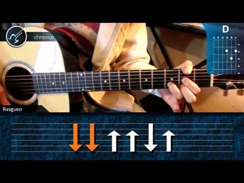 Cómo tocar "A las Nueve" de NTVG en Guitarra (HD) Tutorial Acordes - Christianvib