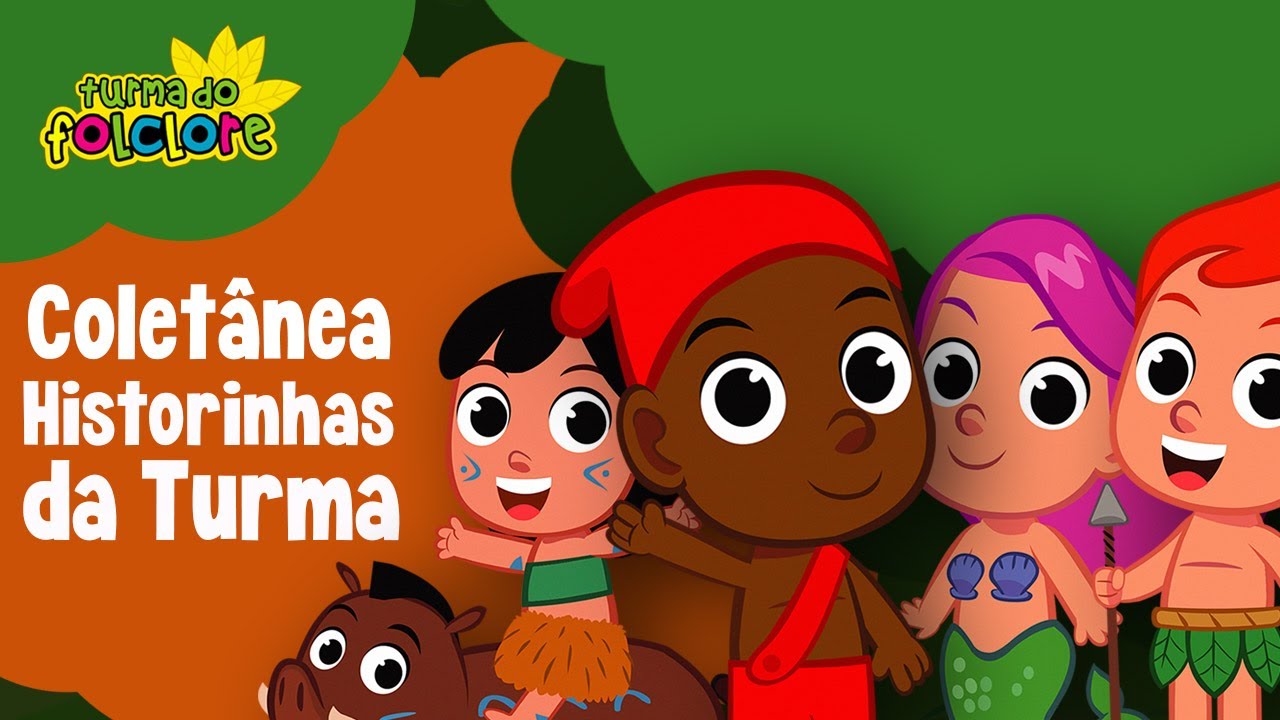 Coletânea da Turma do Folclore (Historinhas): Saci, Curupira, Iara e Caipora- Video Infantil Oficial