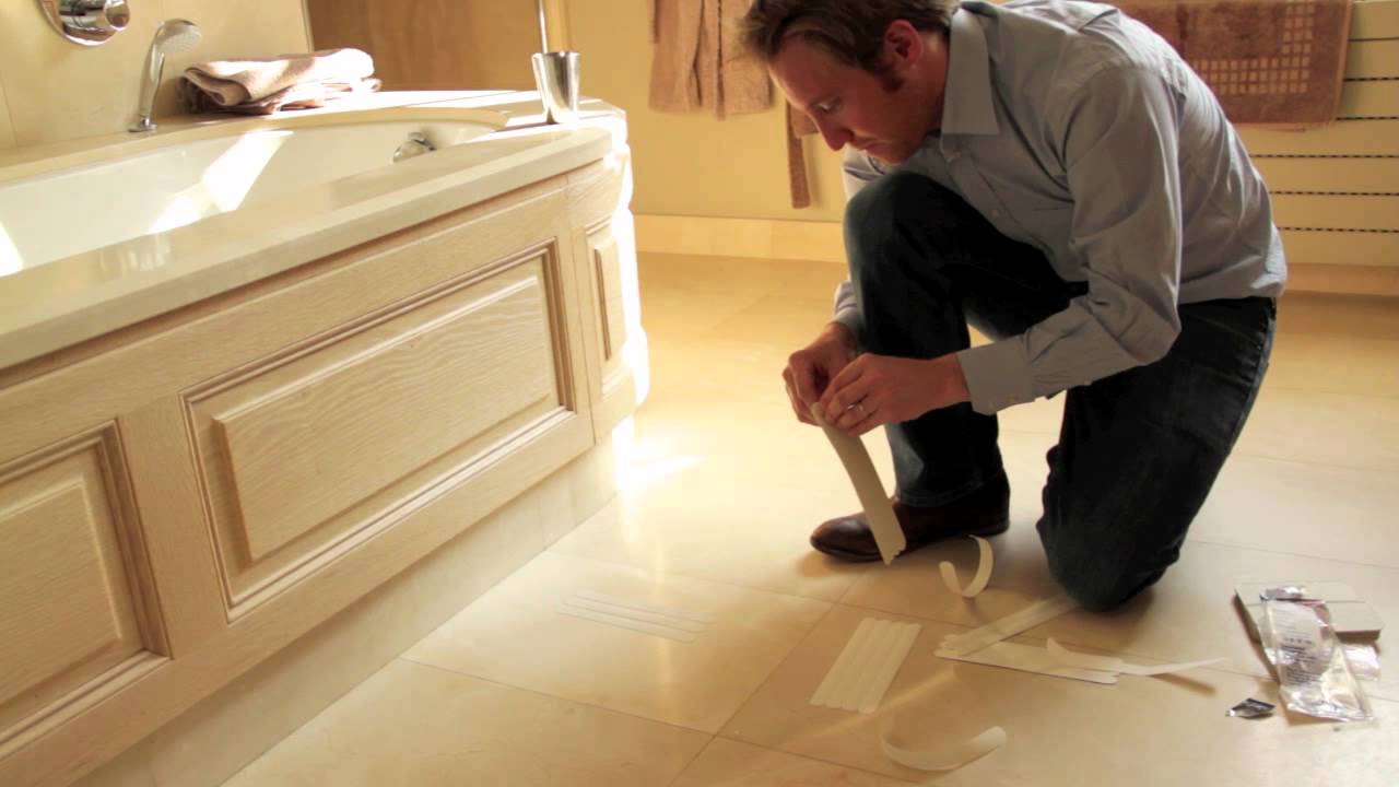 Bandelettes antidérapantes - Éviter les chutes en sortie de douche ou bain pour les PMR